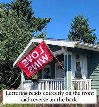 Load image into Gallery viewer, Love Wins (Printed Flag)