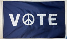 Load image into Gallery viewer, Vote Peace (Sewn Flag)