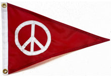 Load image into Gallery viewer, Peace Sign (Sewn Flag or Pennant / Various Color)