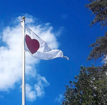 Load image into Gallery viewer, Heart Flag/Pennant