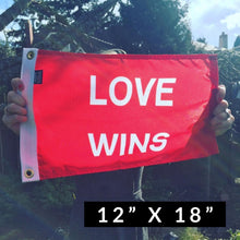 Load image into Gallery viewer, Love Wins (Printed Flag)