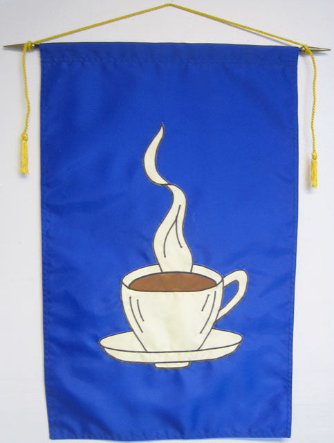 Indoor Coffee Cup Banner/Single sided