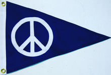 Load image into Gallery viewer, Peace Sign (Sewn Flag or Pennant / Various Color)