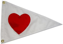 Load image into Gallery viewer, Heart Flag/Pennant