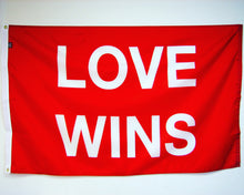 Load image into Gallery viewer, Love Wins (Printed Flag)