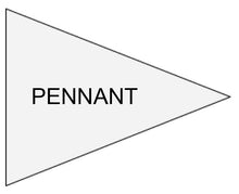 Load image into Gallery viewer, Peace Sign (Sewn Flag or Pennant / Various Color)