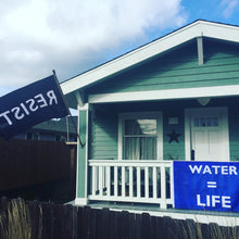 Load image into Gallery viewer, Water Equals Life Sewn Flag