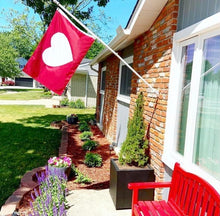 Load image into Gallery viewer, Heart Flag/Pennant