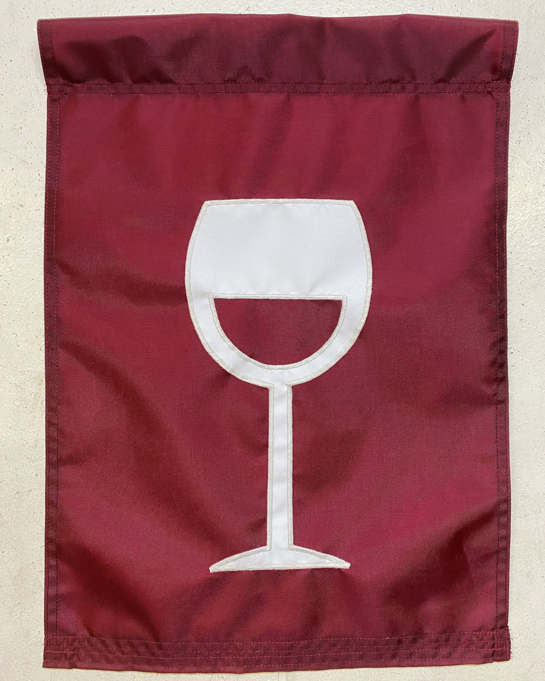 Red Wine Glass Garden Banner