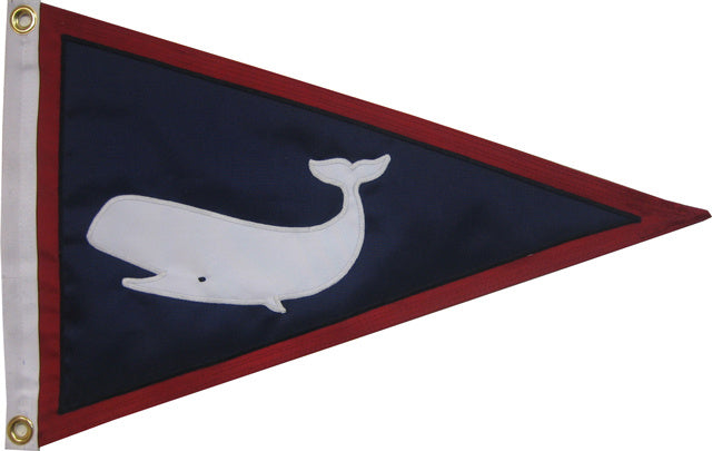 Sperm Whale Pennant with Border